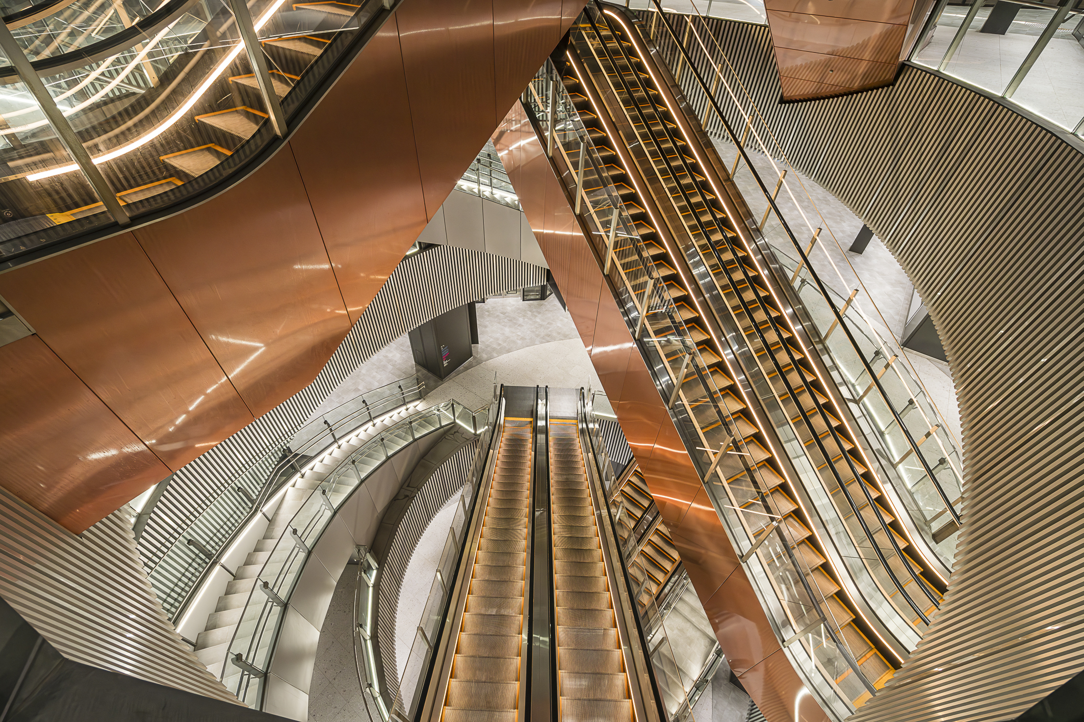 Completed 102 Elevators and Escalators for Shibuya Sakura Stage